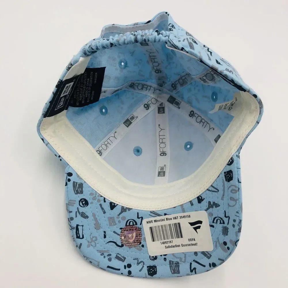 New Era 9FORTY Infant‎ Minnesota United FC MNUFC Blue Doodle Hat 3949158 NEW